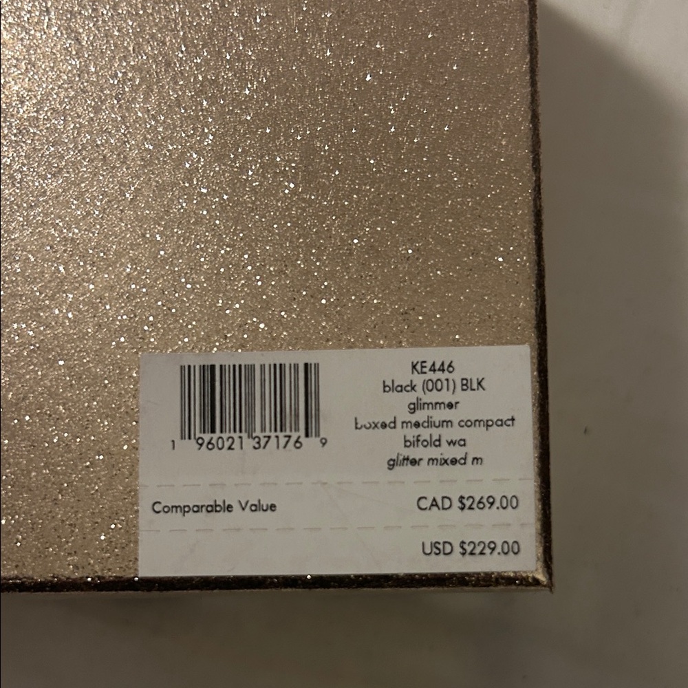 Kate Spade Black Sparkle Wallet - Picture 4 of 4